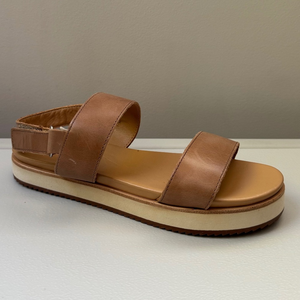 NEW - Nisolo Platform Sandal - Almond - Size 8